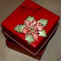 Poinsettia joy box