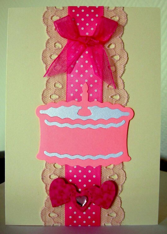 baby girl card