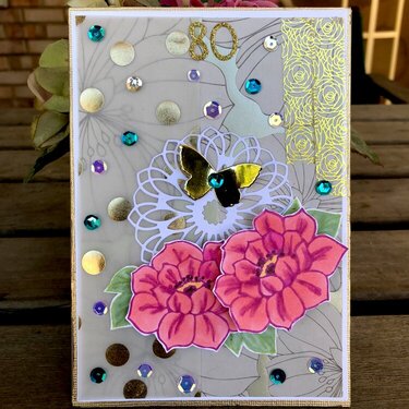 80th birthday card for a friend