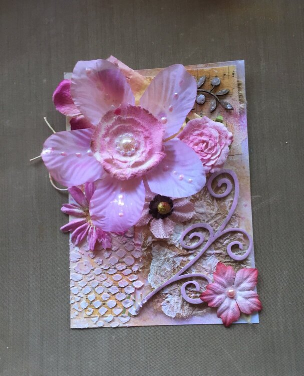 Mixed media card