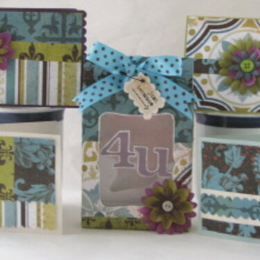 Altered Daisy D&#039;s Flower Box and Card Set