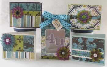 Altered Daisy D&#039;s Flower Box and Card Set