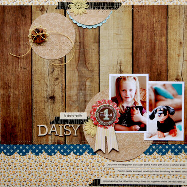a date with Daisy  **Studio Calico County Fair kit**