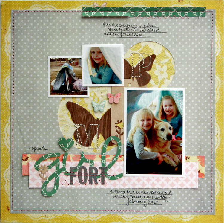 Girl Fort  **Studio Calico City of Lights kit**