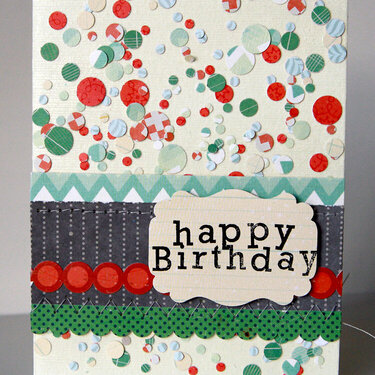 Happy Birthday card **Studio Calico Story Hour kit**