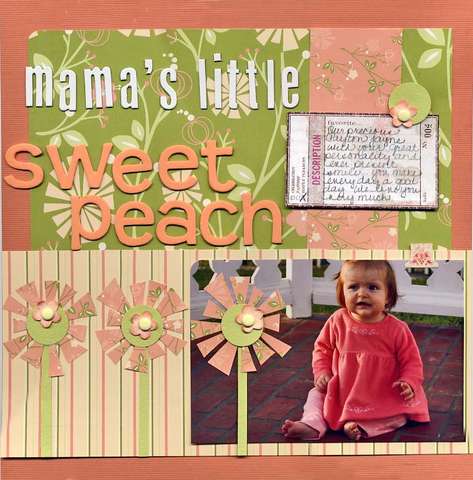 Mama&#039;s Little Sweet Peach