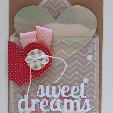 Sweet Dreams Card  **Studio Calico Summer of 69 kit**