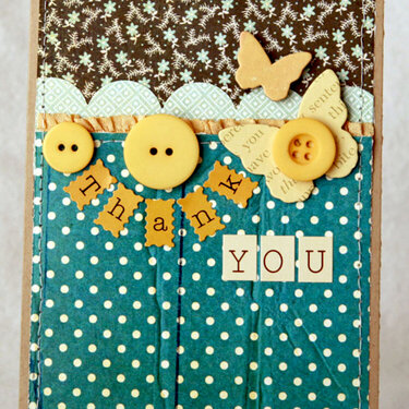 Thank you Card **Studio Calico Field Guide kit**