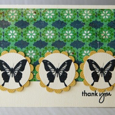 Thank You Card  **Studio Calico Handmade kit**