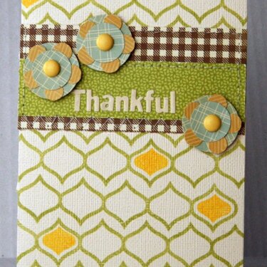 Thankful Card  **Studio Calico Handmade kit**