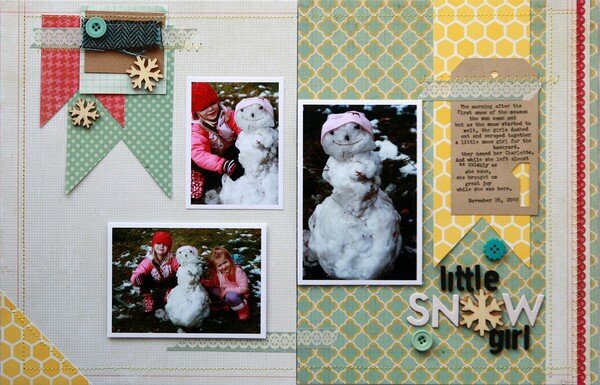 Little Snow Girl **Studio Calico Brooklyn Flea kit