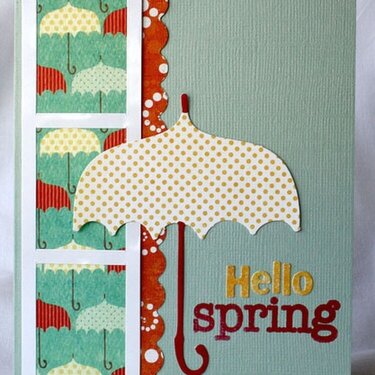 Hello Spring Card  **Studio Calico**