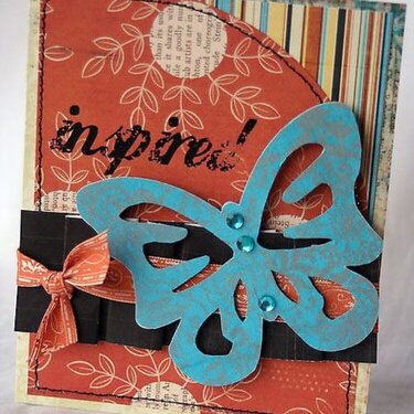 Inspired card  **Pink Paislee**