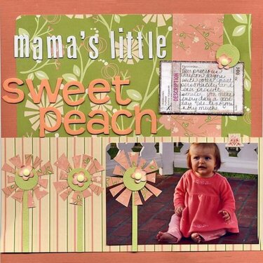 Mama&#039;s Little Sweet Peach  *Heidi Grace*