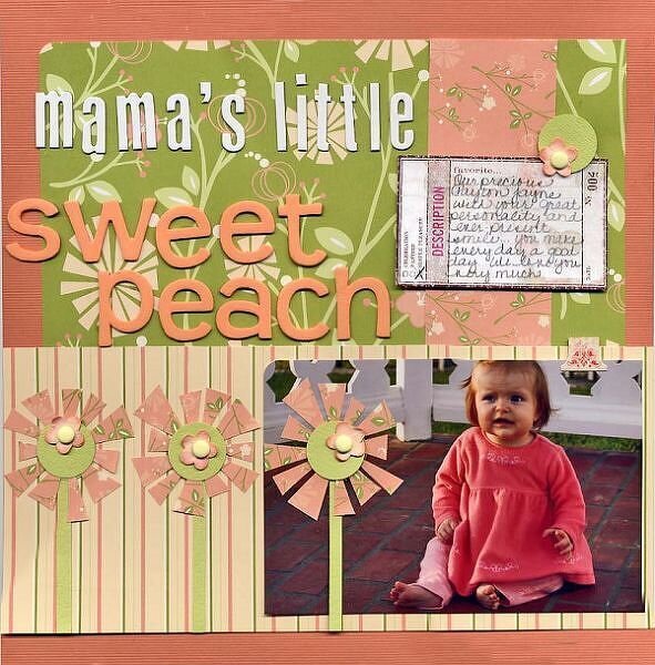 Mama&#039;s Little Sweet Peach  *Heidi Grace*
