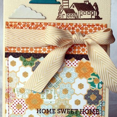 Home Sweet Home Card  *Hero Arts and Studio Calico