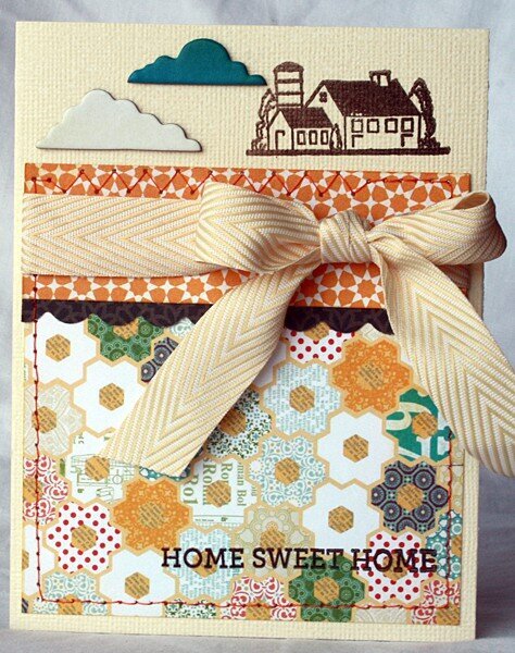 Home Sweet Home Card  *Hero Arts and Studio Calico