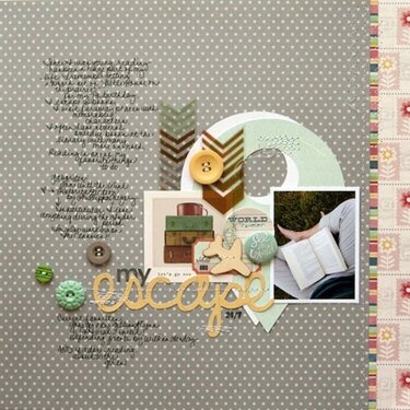 My Escape  **Gossamer Blue August kit**