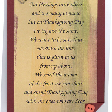 Thanksgiving Poem