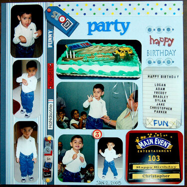 Christopher&#039;s Bowling Party Pg 1
