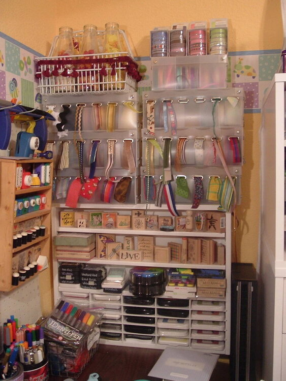 Ribbon &amp;amp; Stamp Wall