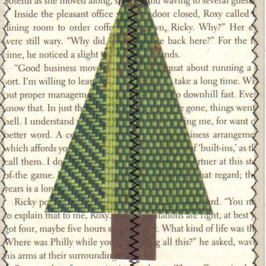 christmas tree card