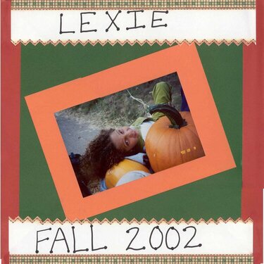 Lexie in the Fall