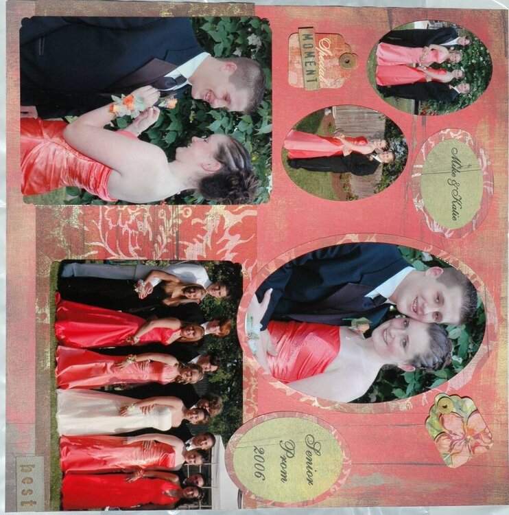 2006 Prom - 1st Page of Double Layout