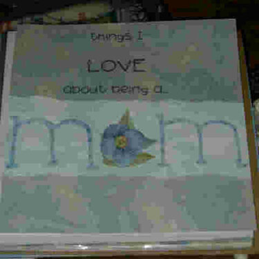 Things I love about being a mom CJ Title page