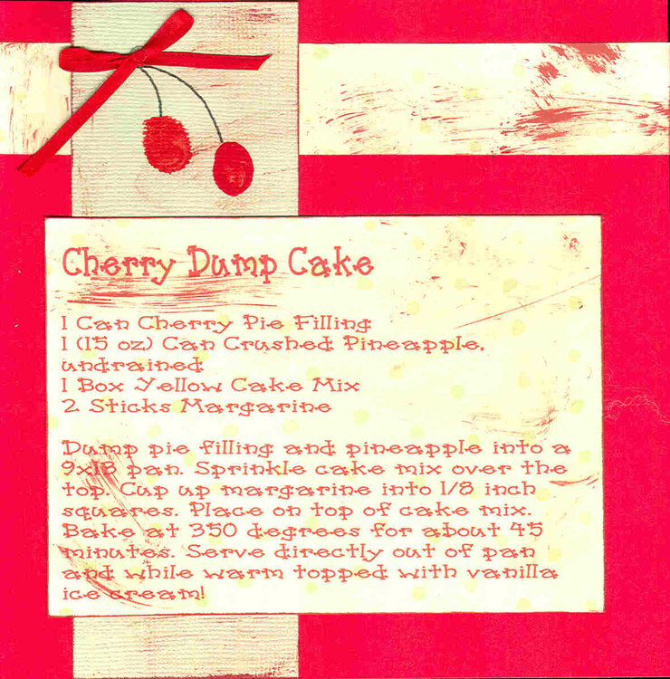 Cherry Dump Cake