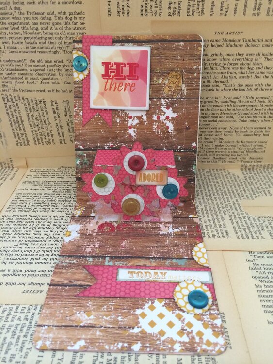 Webster&#039;s Pages/Sizzix project