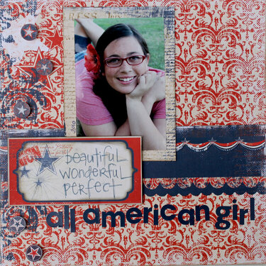 All American Girl featuring Bo Bunny and Xyron