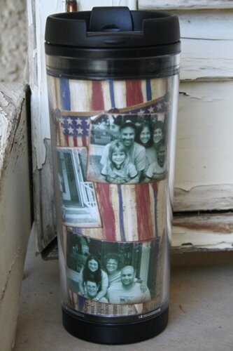 RUSTY PICKLE altered starbucks commuter cup