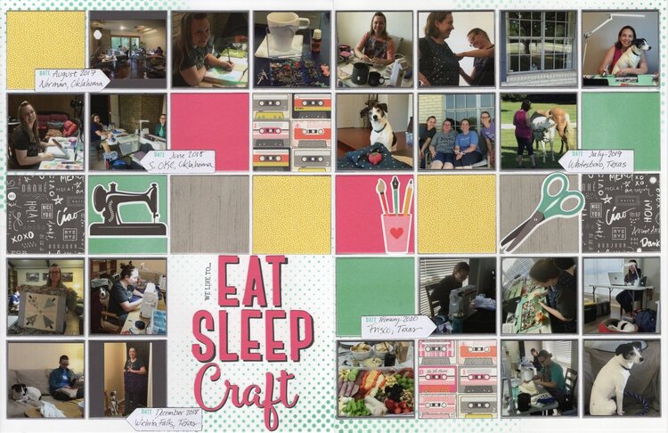 Vol 21 Pg 21-22 We Like to... Eat, Sleep, Craft