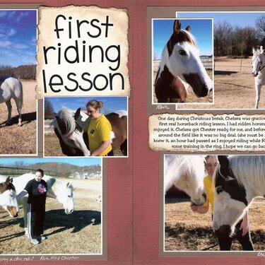 V8 First Riding Lesson