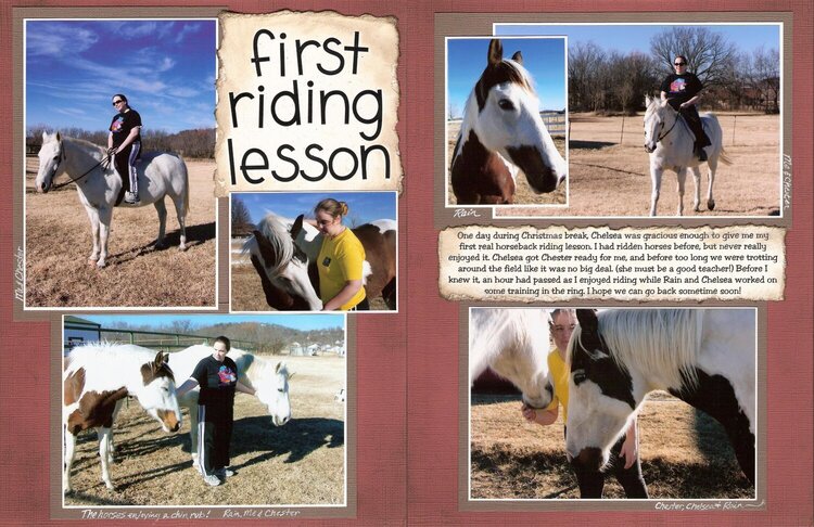 V8 First Riding Lesson