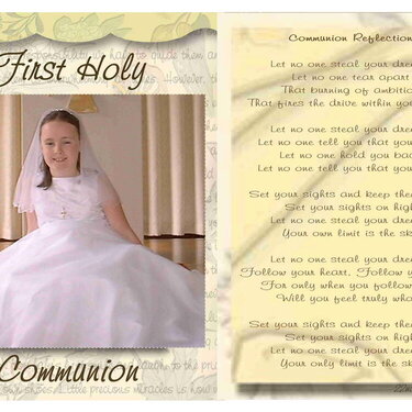 Communion Reflection