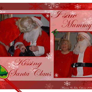 I Saw Mummy Kissing Santa Claus