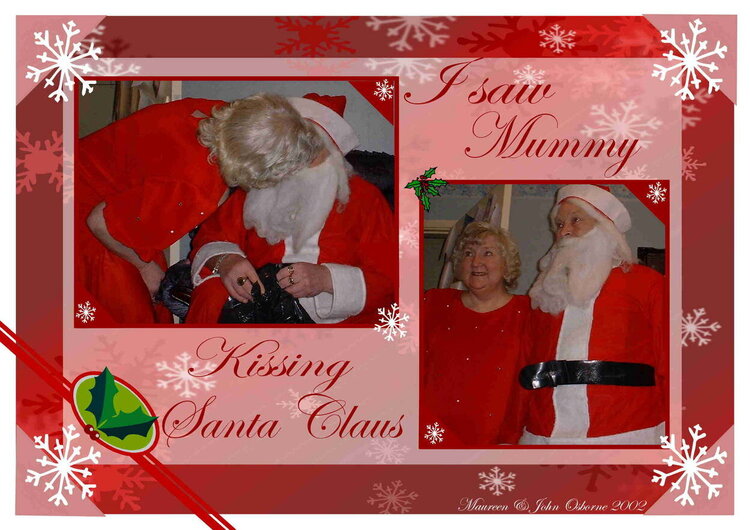 I Saw Mummy Kissing Santa Claus