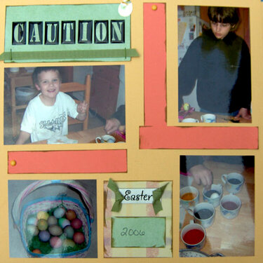 Caution: Egg dyeing in progress Page 1