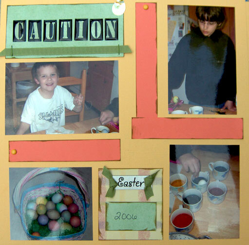 Caution: Egg dyeing in progress Page 1