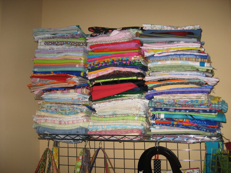 My towers of fabric