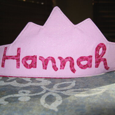 Hannah&#039;s birthday crown