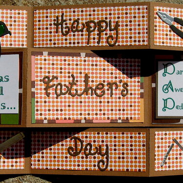 Tri Shutter Card for Father&#039;s Day