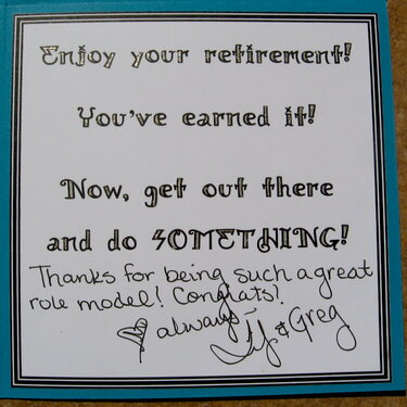 Dad&#039;s Retirement Card