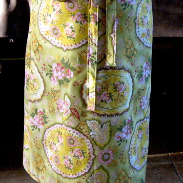 My very first wrap around skirt- back view