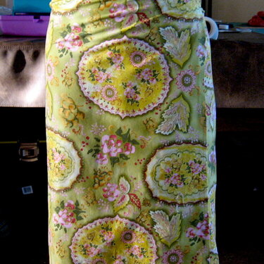 My very first wrap around skirt- front view