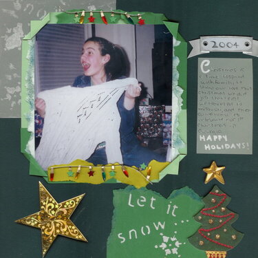 Christmas 2004 - First page of 2 page layout