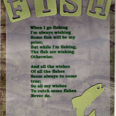 Fishing poem for swap