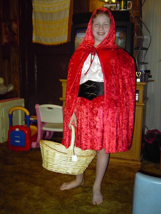 Kyra as Little Red Riding Hood